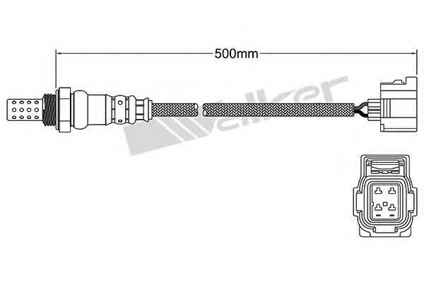 WALKER PRODUCTS 25024686 Лямбда-зонд