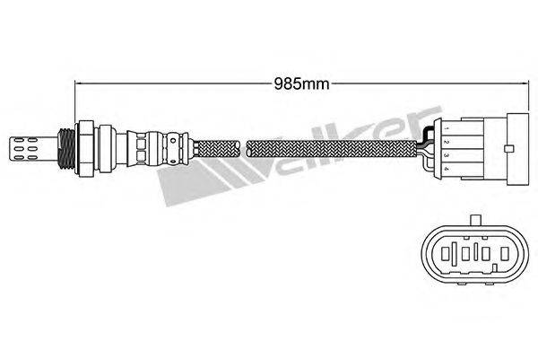 WALKER PRODUCTS 25024524 Лямбда-зонд