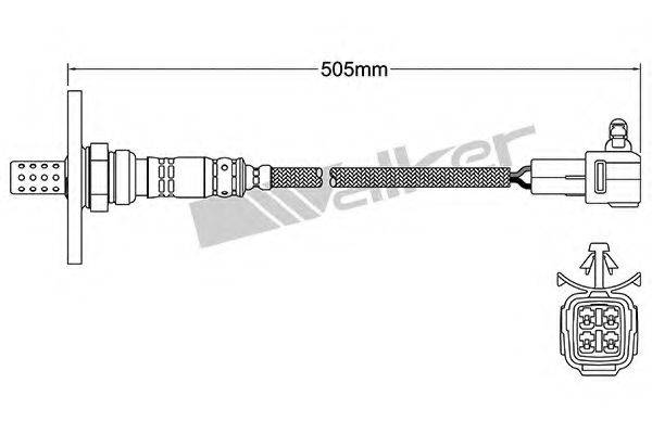 WALKER PRODUCTS 25024056 Лямбда-зонд