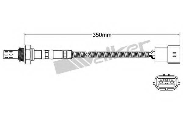 WALKER PRODUCTS 25023165 Лямбда-зонд