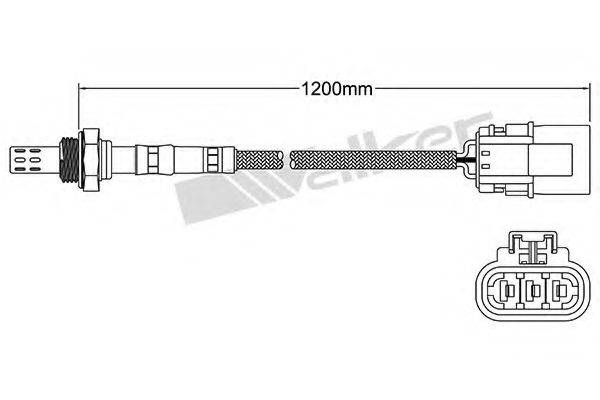 WALKER PRODUCTS 25023152 Лямбда-зонд