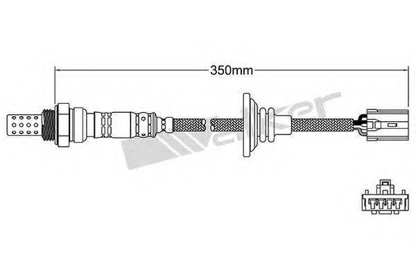 WALKER PRODUCTS 25024980 Лямбда-зонд