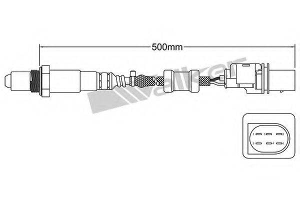 WALKER PRODUCTS 25025078 Лямбда-зонд