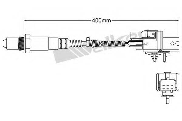 WALKER PRODUCTS 25025023 Лямбда-зонд