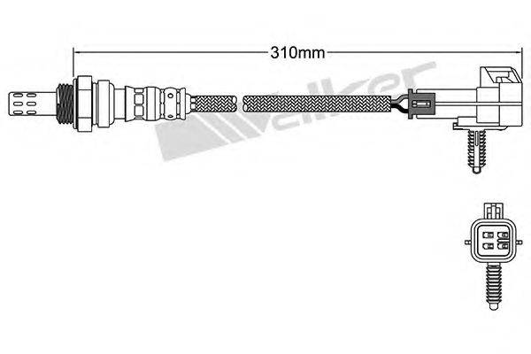 WALKER PRODUCTS 25024273 Лямбда-зонд