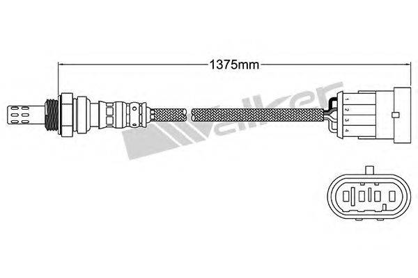 WALKER PRODUCTS 250241016 Лямбда-зонд