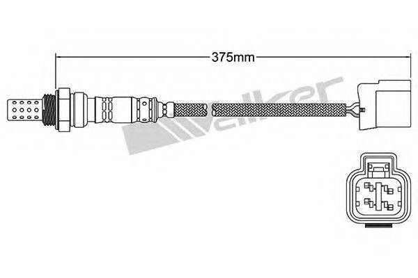 WALKER PRODUCTS 250241028 Лямбда-зонд