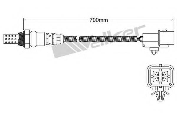 WALKER PRODUCTS 25024982 Лямбда-зонд