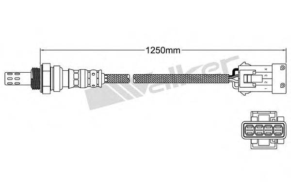 WALKER PRODUCTS 250241058 Лямбда-зонд