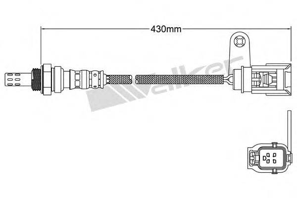 WALKER PRODUCTS 25024265 Лямбда-зонд