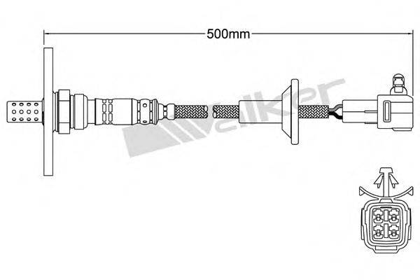 WALKER PRODUCTS 25024281 Лямбда-зонд