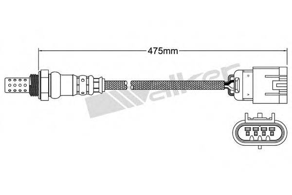 WALKER PRODUCTS 25024739 Лямбда-зонд