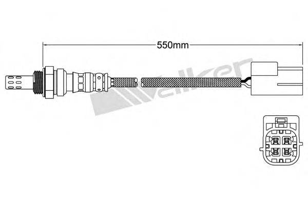 WALKER PRODUCTS 250241097 Лямбда-зонд