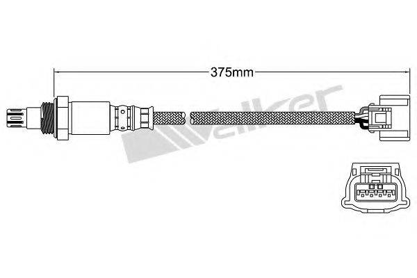 WALKER PRODUCTS 25054102 Лямбда-зонд