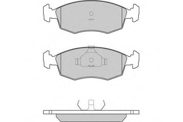 E.T.F. 120499 Комплект гальмівних колодок, дискове гальмо