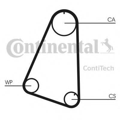 CONTITECH CT504WP1 Водяний насос + комплект зубчастого ременя