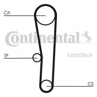 CONTITECH CT1062 Ремінь ГРМ