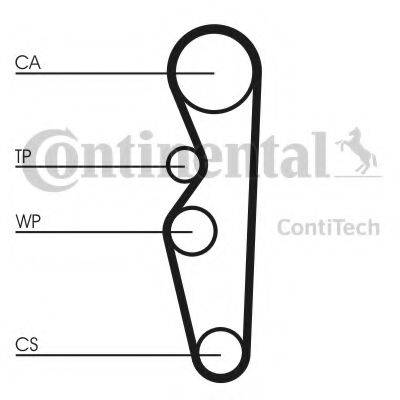 CONTITECH CT576 Ремінь ГРМ