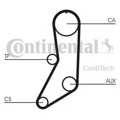 CONTITECH CT643K1 Комплект ременя ГРМ