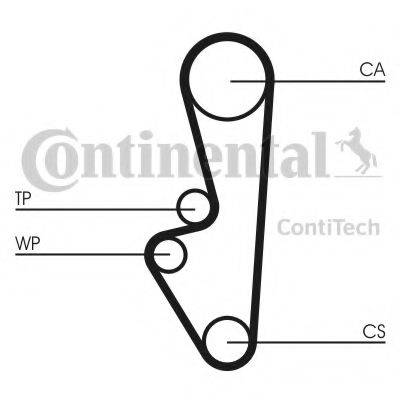 CONTITECH CT798 Ремінь ГРМ