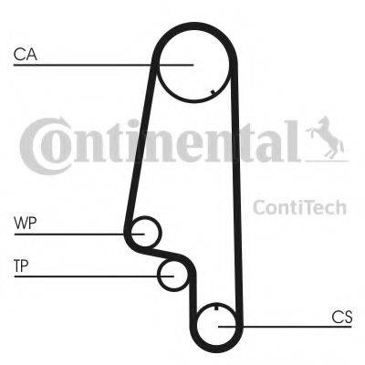 CONTITECH CT845K1 Комплект ременя ГРМ