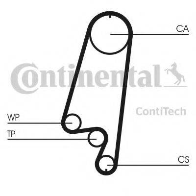 CONTITECH CT866K1 Комплект ременя ГРМ