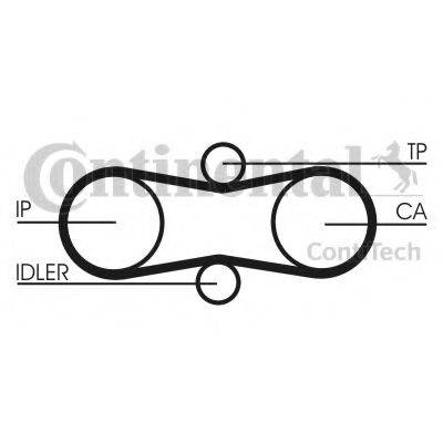 CONTITECH CT914K1 Комплект ременя ГРМ