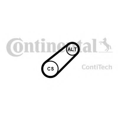 CONTITECH 6PK701ELASTT1 Полікліновий ремінний комплект