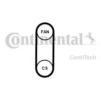 CONTITECH 4PK711ELASTT1 Полікліновий ремінний комплект