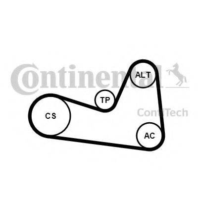 CONTITECH 6PK1200K1 Полікліновий ремінний комплект