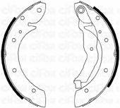 CIFAM 153351 Комплект гальмівних колодок