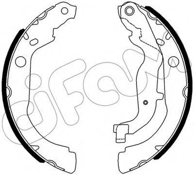 CIFAM 153535 Комплект гальмівних колодок
