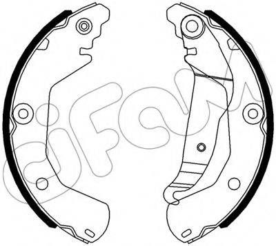 CIFAM 153554 Комплект гальмівних колодок