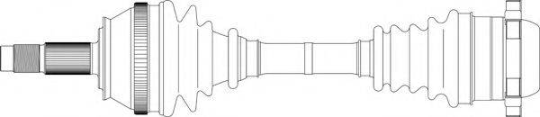 GENERAL RICAMBI FI3163 Приводний вал