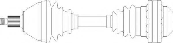 GENERAL RICAMBI SE3074 Приводний вал