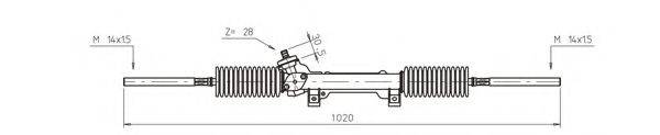 GENERAL RICAMBI CI4026 Рульовий механізм