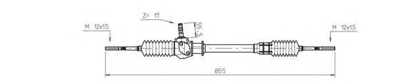 GENERAL RICAMBI FI4089 Рульовий механізм