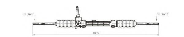 GENERAL RICAMBI FI4115 Рульовий механізм