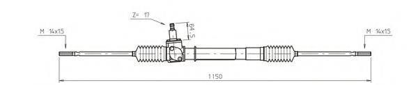 GENERAL RICAMBI LA4005 Рульовий механізм