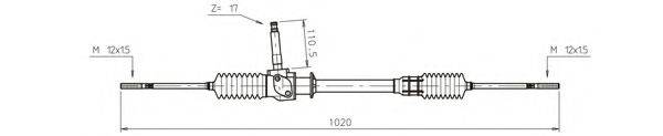 GENERAL RICAMBI LA4009 Рульовий механізм