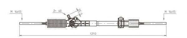 GENERAL RICAMBI RE4026 Рульовий механізм