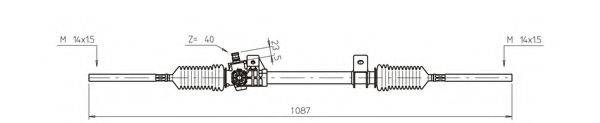 GENERAL RICAMBI RE4027 Рульовий механізм