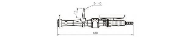 GENERAL RICAMBI RE4043 Рульовий механізм