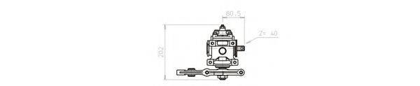 GENERAL RICAMBI WW4023 Рульовий механізм