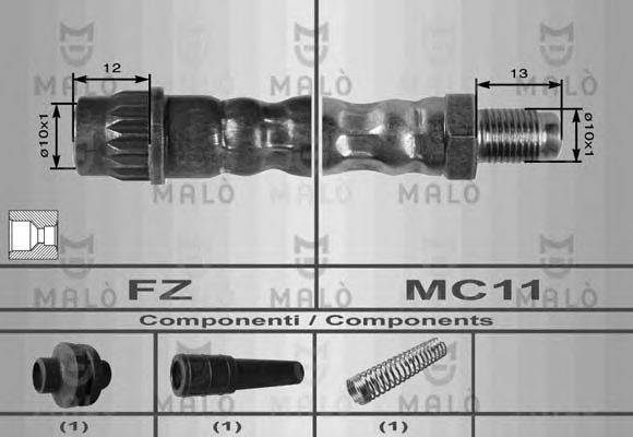 MALO 80007 Гальмівний шланг