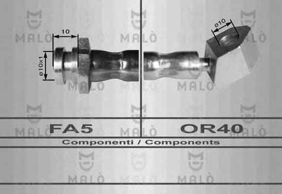 MALO 80082 Гальмівний шланг