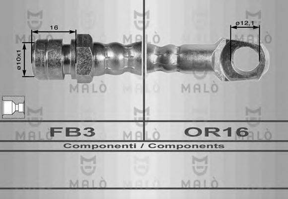 MALO 8014 Гальмівний шланг