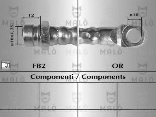 MALO 8026 Гальмівний шланг