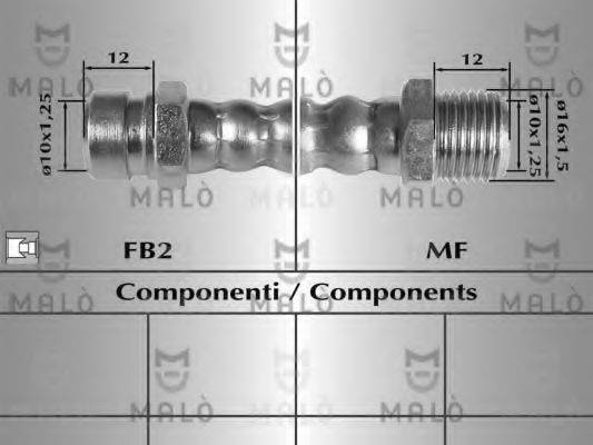 MALO 8046 Гальмівний шланг