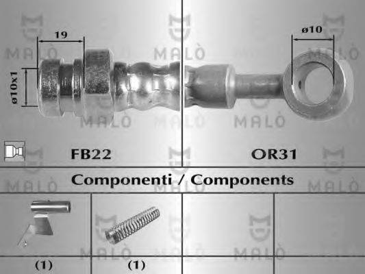 MALO 80483 Гальмівний шланг